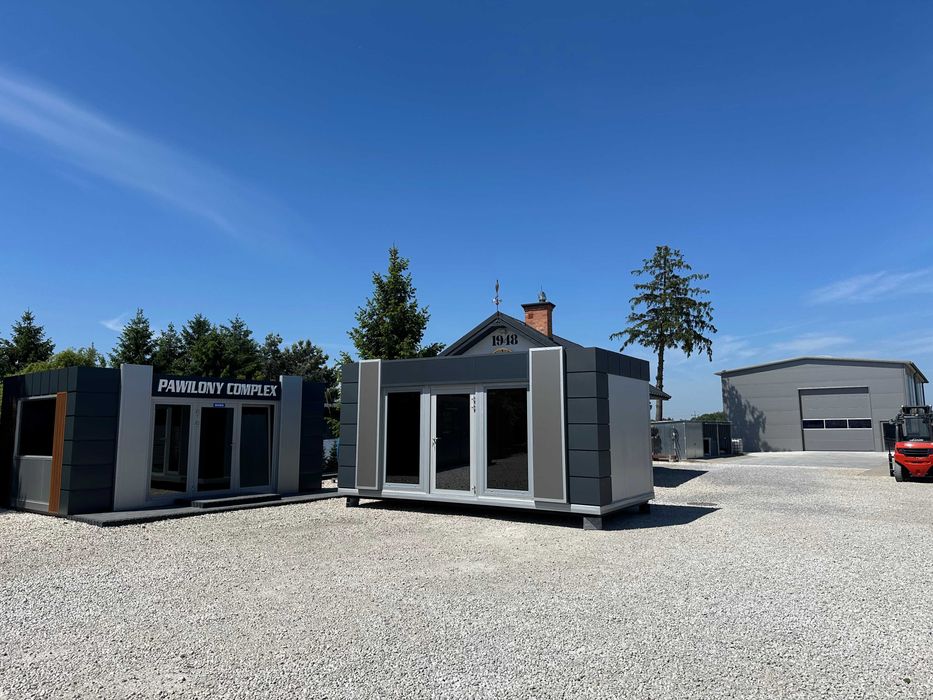 Kontener Handlowy Mieszkalny kiosk Komis Sklep fryzjer wiata Bar