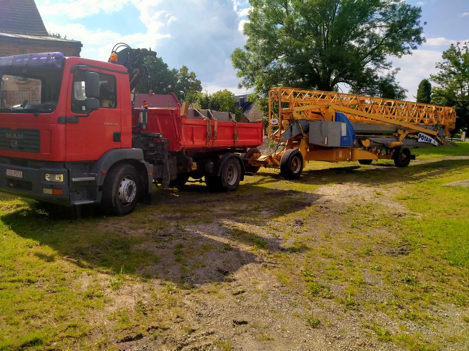 Wynajem najem żuraw wieżowy Dźwig Potain Igo 32 udźwig 4 tony