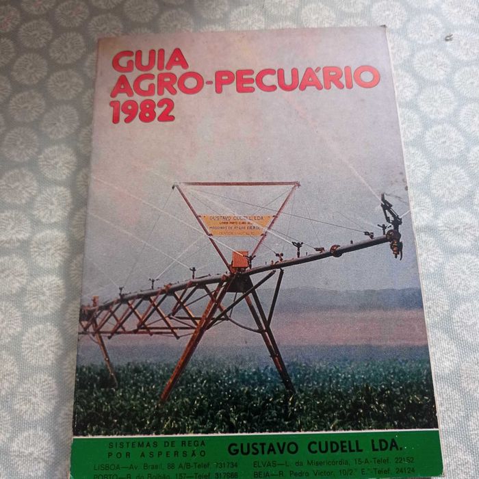 vendo livro guia agro pecuário 1982