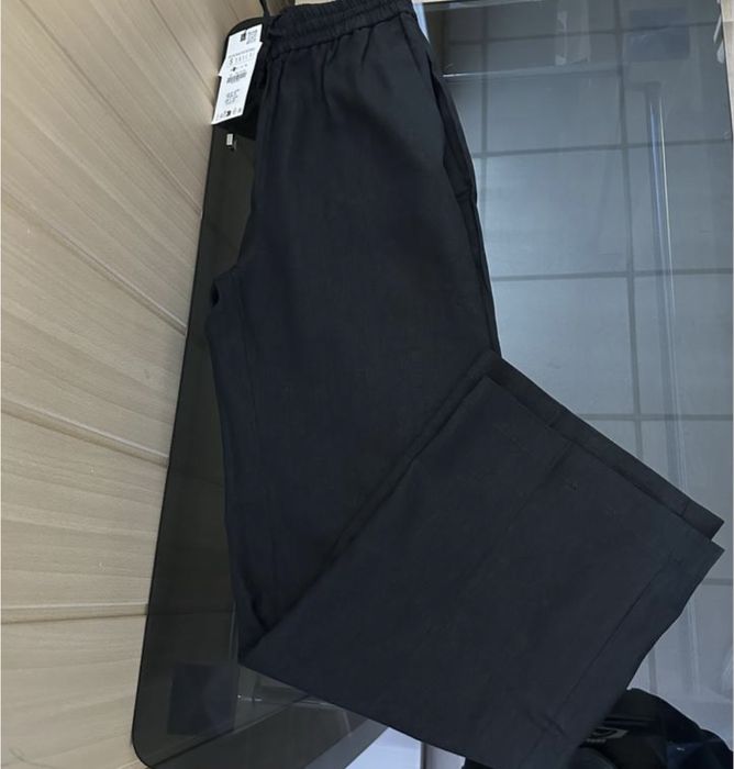 Лляні штани від zara  L