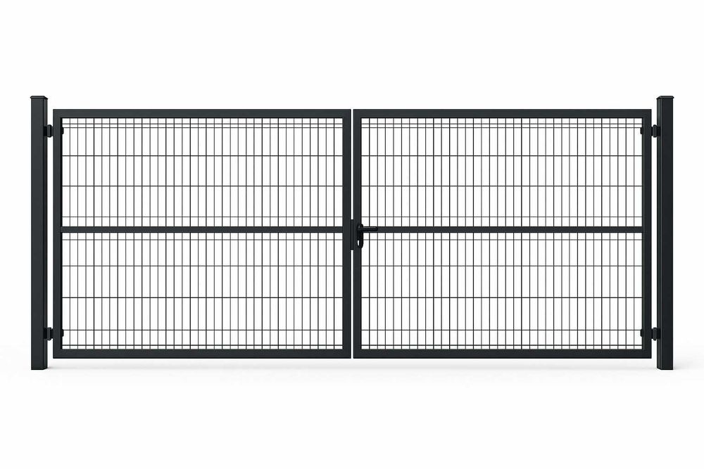 Brama 2x2m panel panelowa dwuskrzydłowa