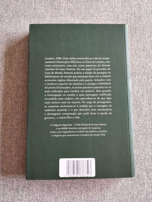 Livro "O código do alquimista" Philip Kerr