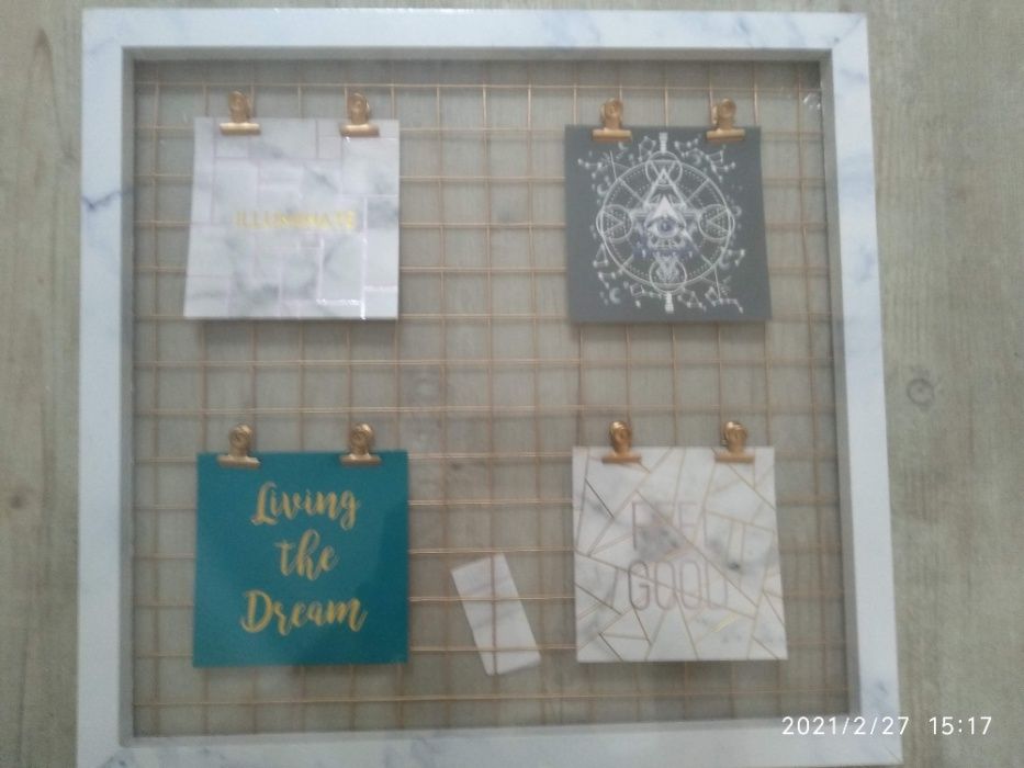 Quadro para Fotos, recados, etc. (novo)