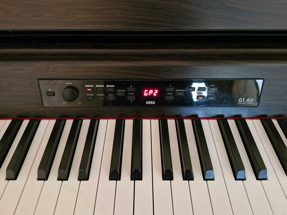 Pianino cyfrowe KORG G1 Air Brązowy + Krzesło GRATIS