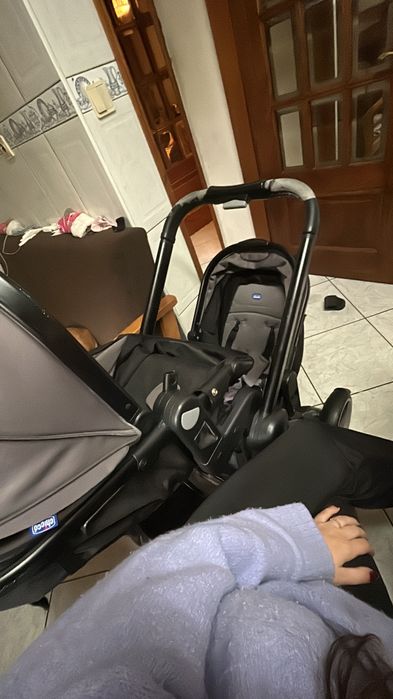 Carrinho de bebé gémeos