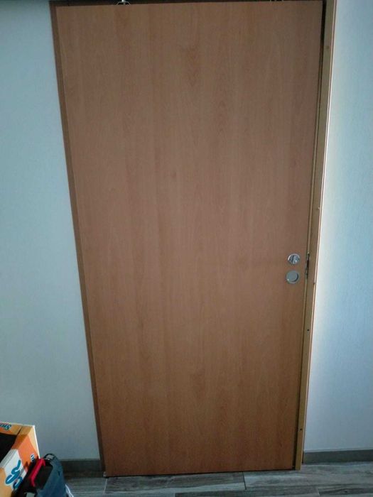 Porta de Correr Completa 200x90 cm – Com Fechadura e Guarnição
