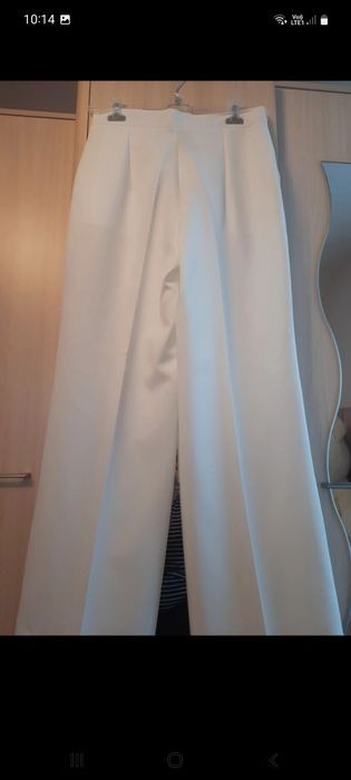 Garnitur biały elegancki L