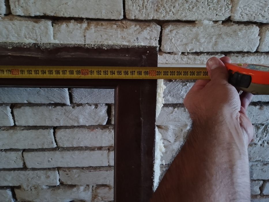 Okno pcv używane 201x134 orzech
