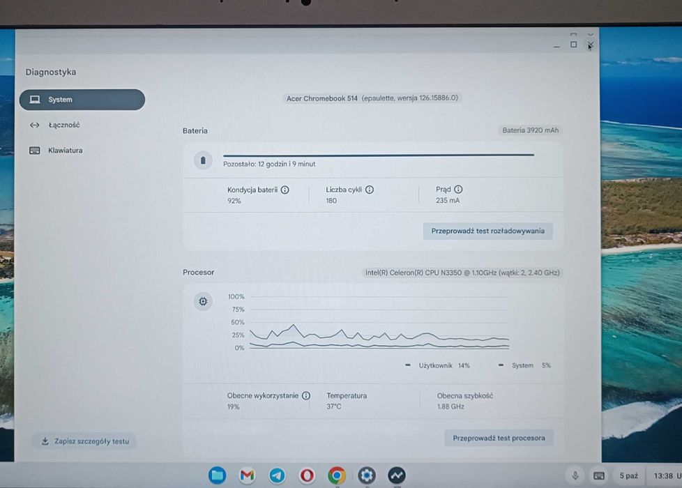 Acer Chromebook CB514-1H N18Q3 14 " Intel Celeron N 4 GB / 64 GB