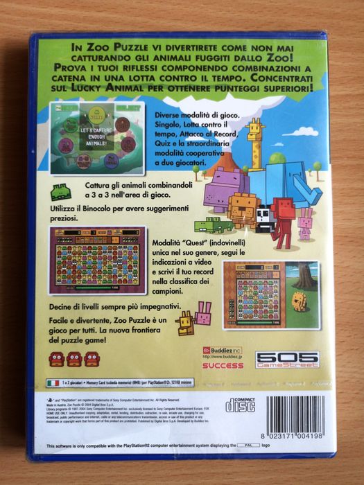 Nowa! gra ps2 zoo puzzle playstation 2