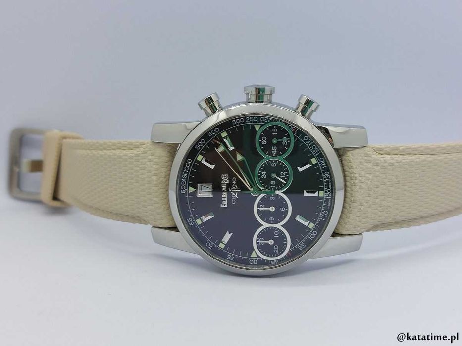 Zegarek męski Eberhard & Co.Chronograph ref. 31041 automatyczny data 40mm zegarek męski