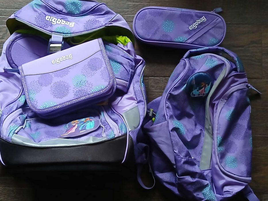 Ergobag plecak szkolny zestaw SleighBear Reflex glow edition - Ergobag