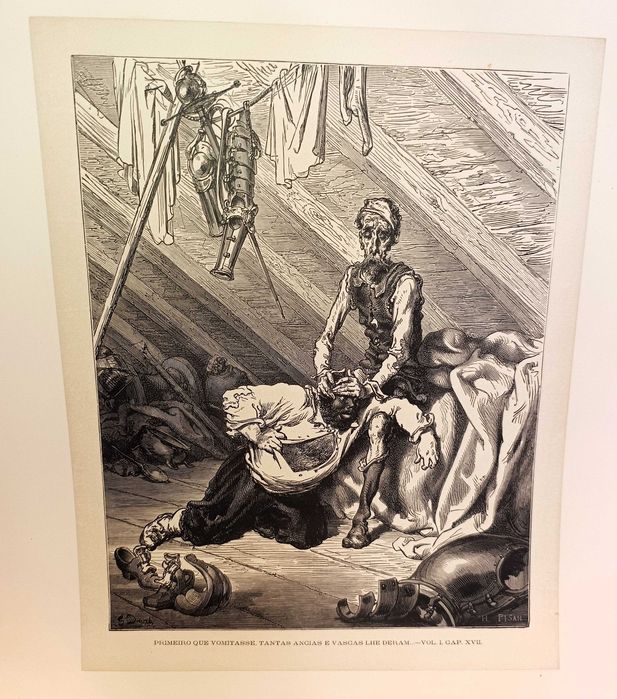 Gravuras Dom Quixote de la Mancha Gustave Doré H. Pisan 1866 5