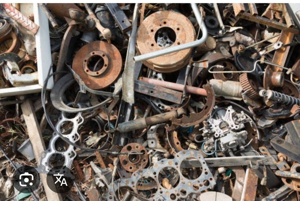 Recolho topo de topo de sucata