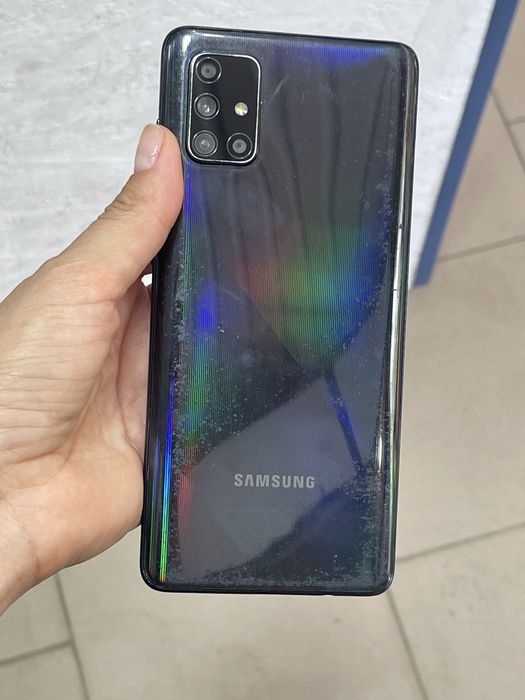 Мобільний телефон Samsung Galaxy A71 6/128GB NFC швидка зарядка
