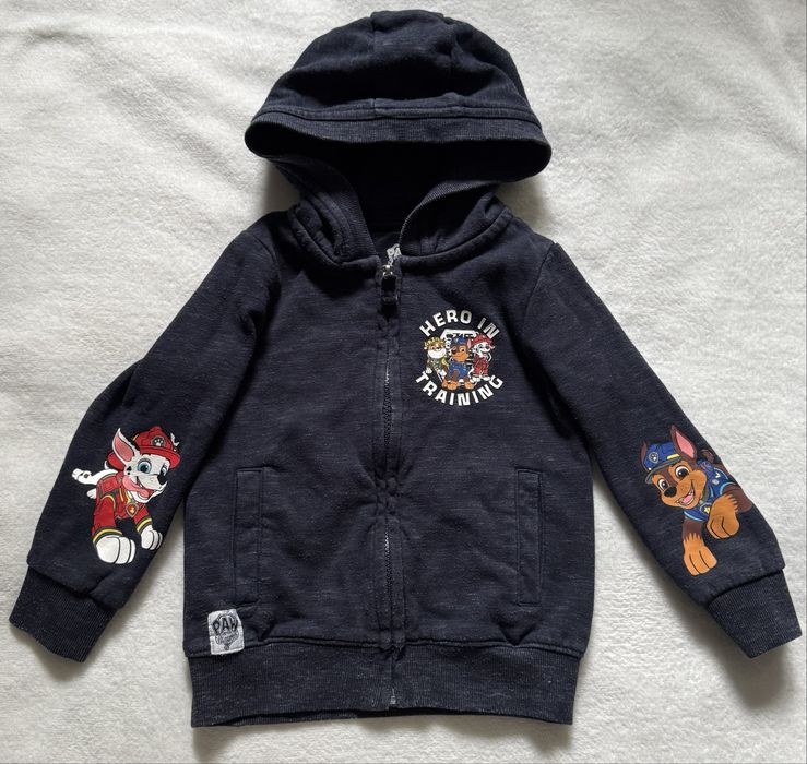Granatowa bluza z kapturem Psi Patrol – C&A – rozmiar 98 cm