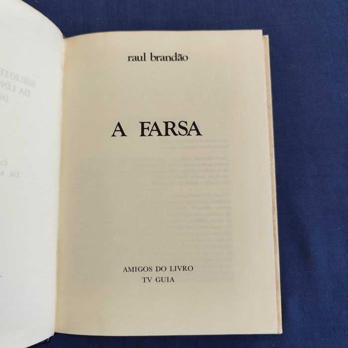 Raul Brandão - A Farsa