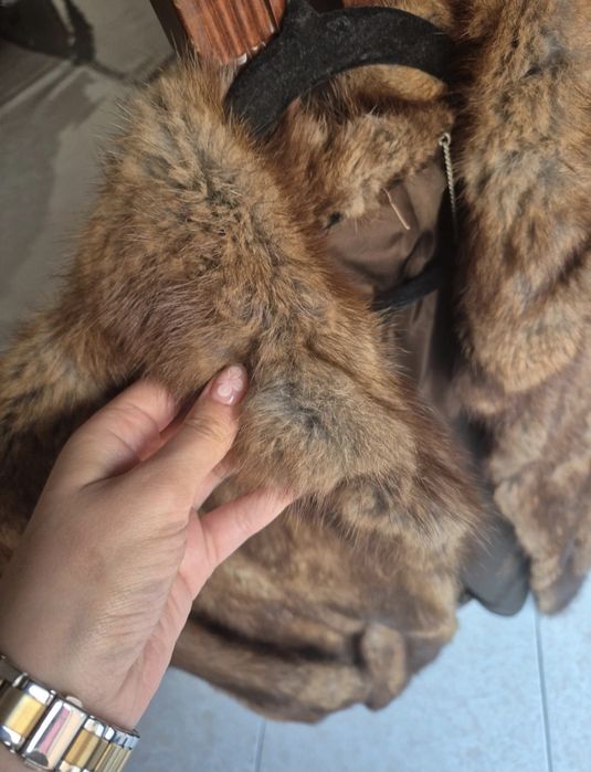 Casaco de Pêlo verdadeiro de Raposa