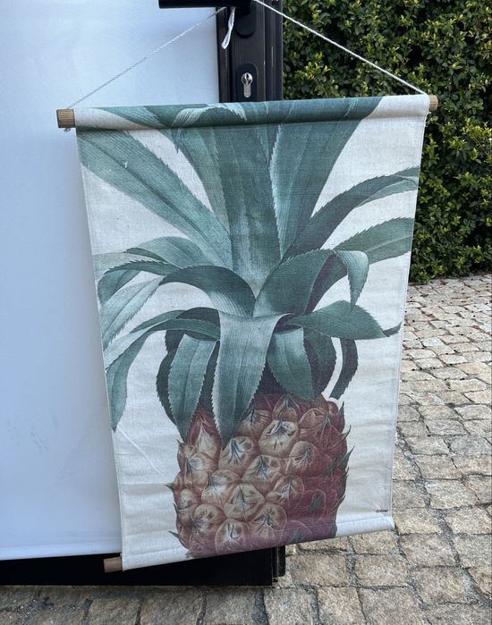 Pineapple-Printed Fabric