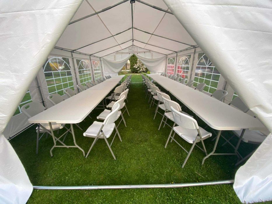 Namiot imprezowy,krzesła, stoły wynajem komunię, chrzciny, poprawiny