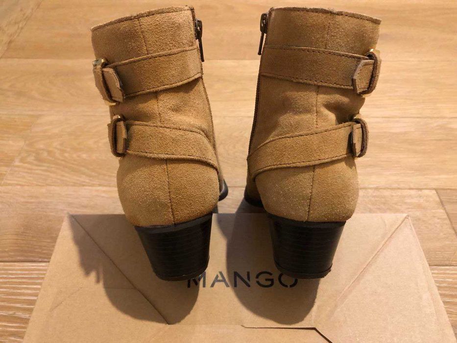 Тренд сезона-замшевые казаки женские,  рыжие, натуральный замш, р.38