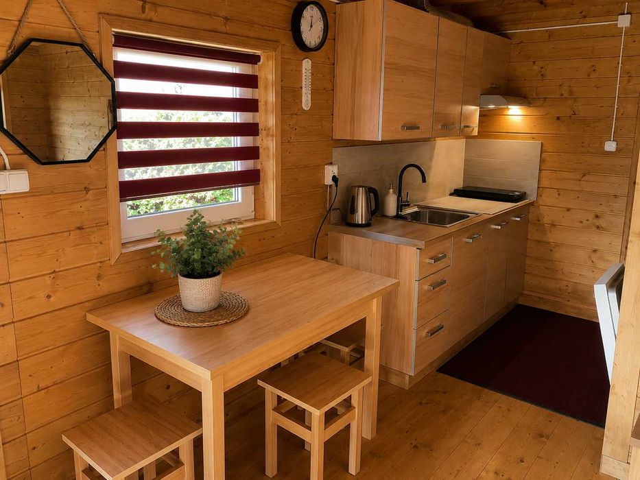 Domek z widokiem nad  jeziorem Rożnowskim, całoroczny, jacuzzi