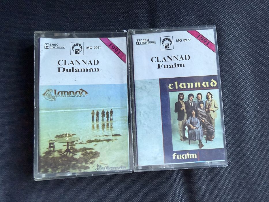 Kasety Clannad – Dulaman + Fuaim (folk / klimat / klasyka)