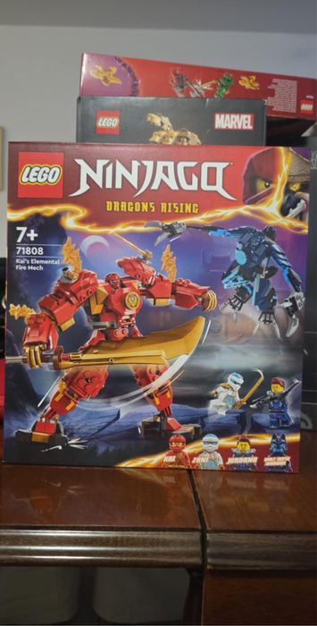 Lego Ninjago 71808 mech żywiołu ognia Kaia