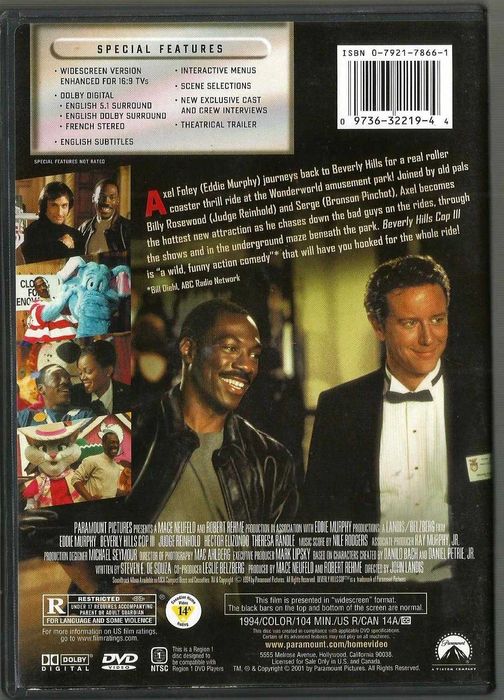 Beverly Hills – Eddie Murphy - The Complete Line Up DVD Set 364585192186882124
