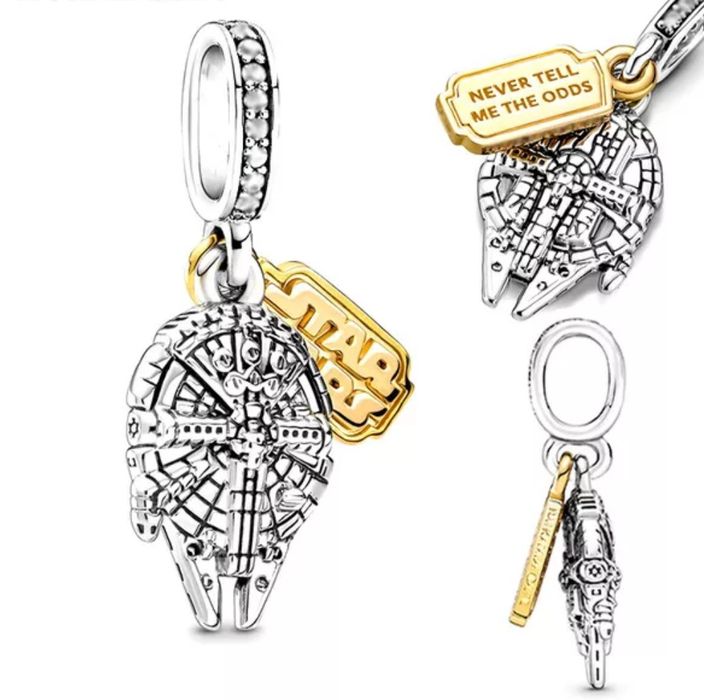 Bransoletka charms Star Wars Sokół Millennium Chewbacca