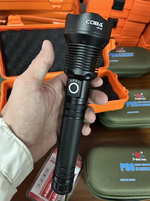 Lanterna ultra potente 3 km distância