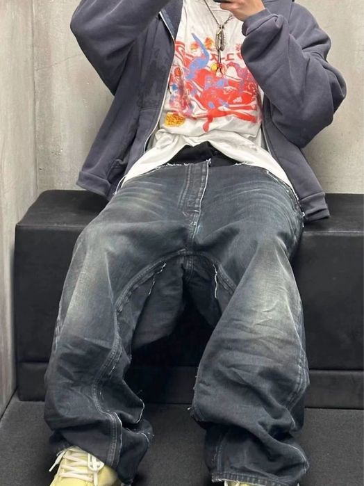 Baggy pants Balenciaga cup-cut/широкі штани баленсіага