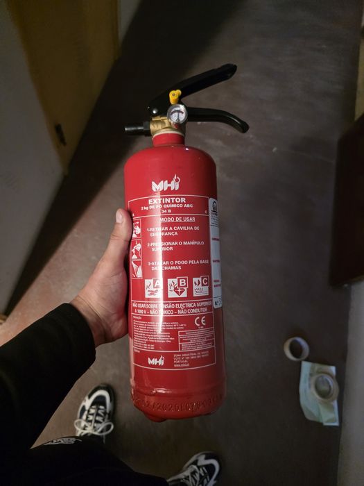 Extintor para Tvde