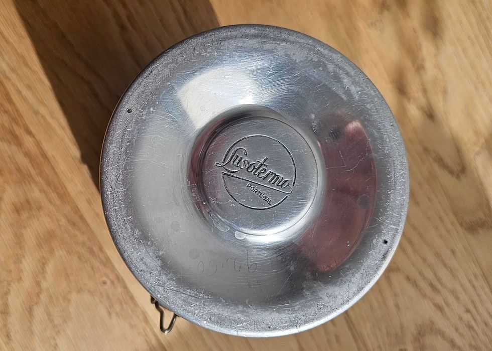 Marmita/lancheira térmica antiga lusotermo