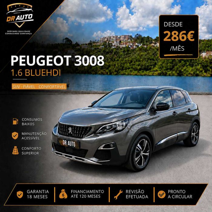 PEUGEOT 3008 1.6 BlueHDi Allure * DESDE 286€/MÊS*