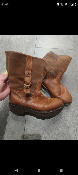 Botki kozaki Tommy Hilfiger 36 brązowe