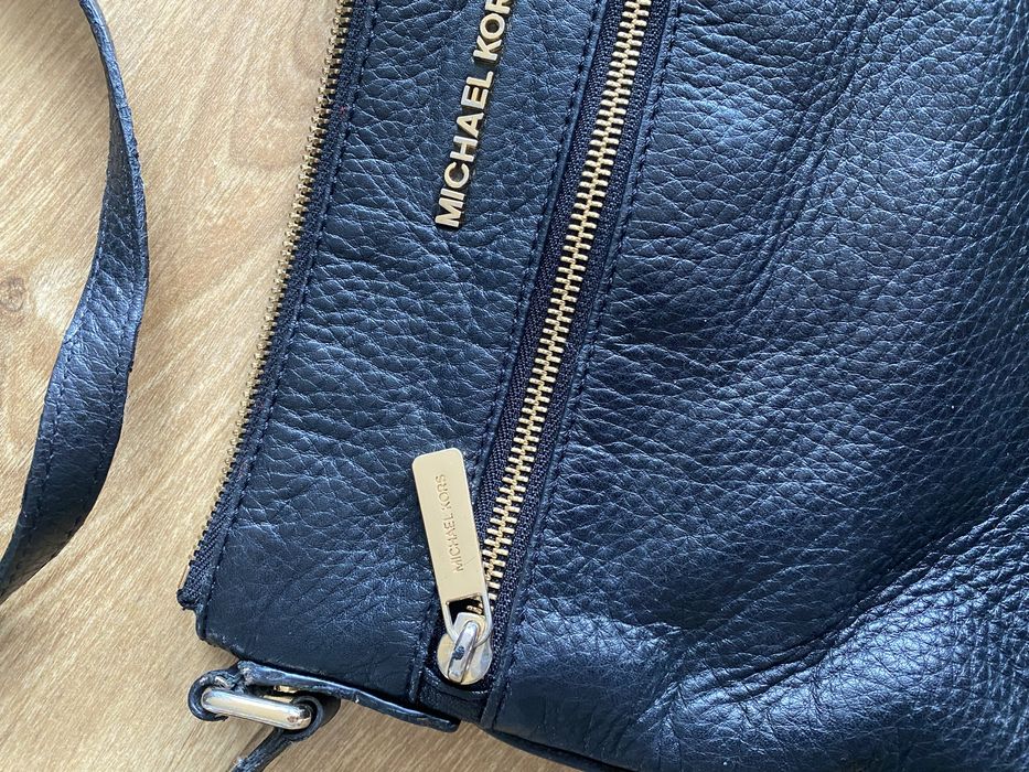 Michael Kors torebka skóra naturalna czarna listonoszka