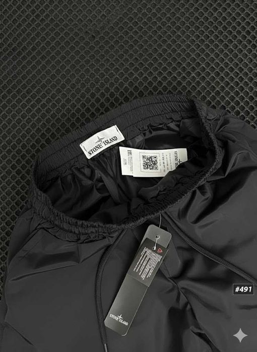 Ориг Патч + Бирки // Стон Айленд Черные Штаны // Stone Island GORETEX