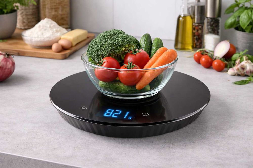 Waga kuchenna elektroniczna tarowanie nowoczesna