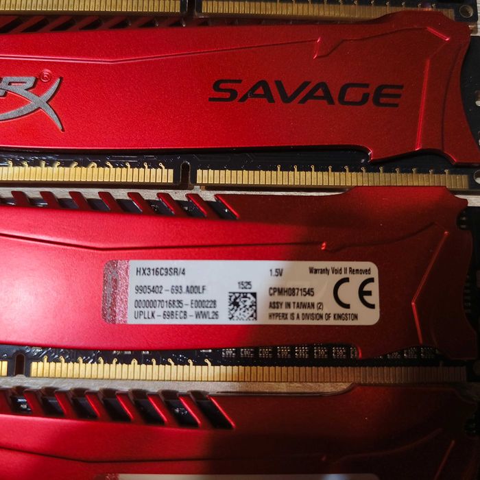 RAM HyperX SAVAGE DDR3 1x4gb