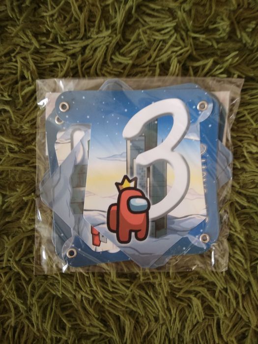 AMONG US прикраса до Дня Народження