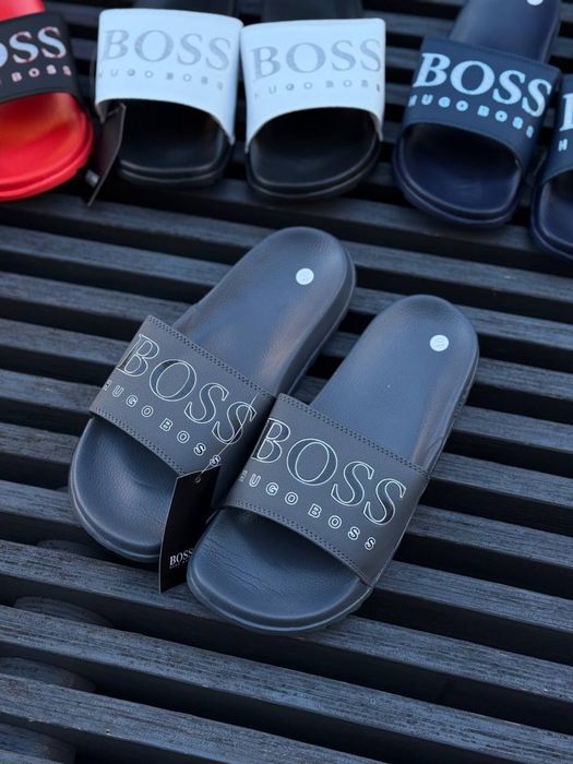 Тапки BOSS Hugo Boss | Чоловічі | Нові | 40–45 | Шльопанці