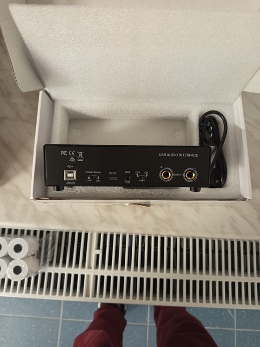 Interfejs Audio Audiophile 2x2 USB | 24-bit/192kHz | Studio & Podcast