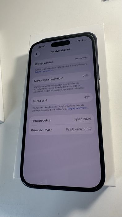 iPhone 15 Black 128GB bateria 91%