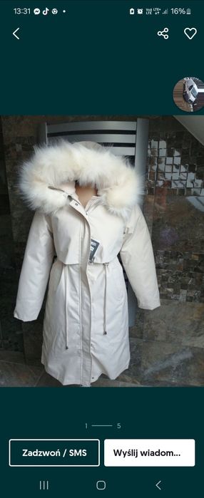 Kurtka parka nowa XL zimowa wysylka
