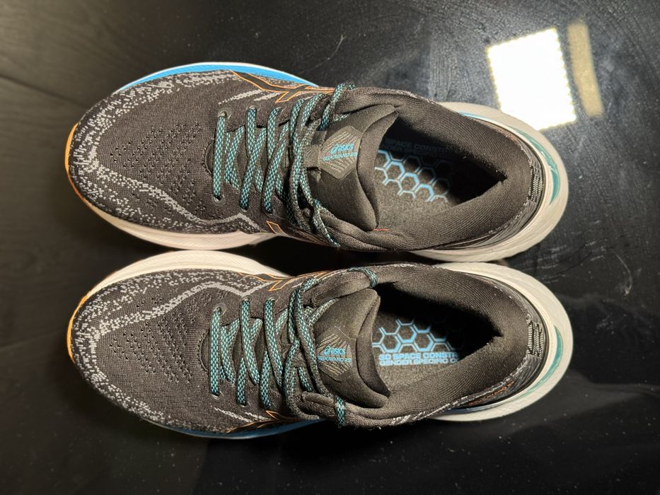 41.5р Asics gel-kayano 29 black/sun peach кросівки спортивні чоловічі