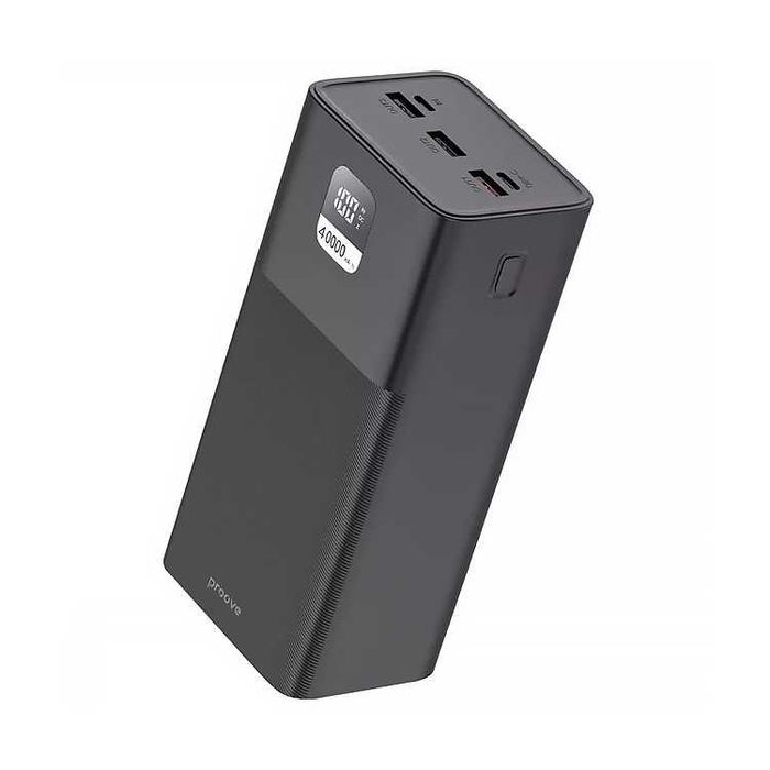 Зовнішній акумулятор повербанк для телефона Power Bank PROOVE 22.5W 40000mAh павербанк портативна батарея
