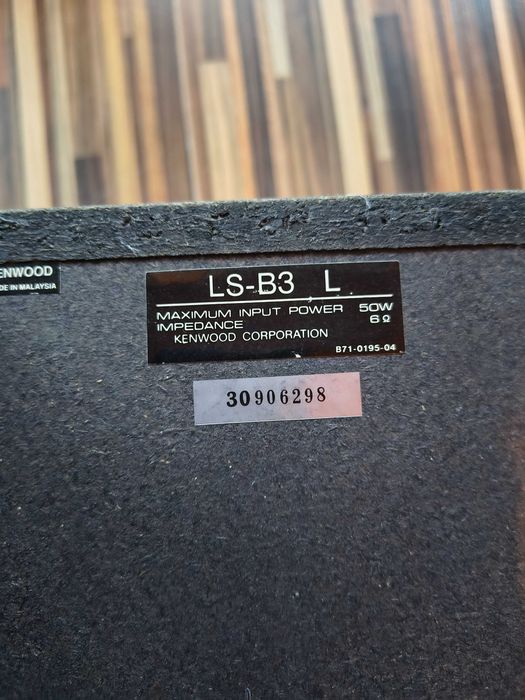 Głośniki kenwood LS-B3 L
