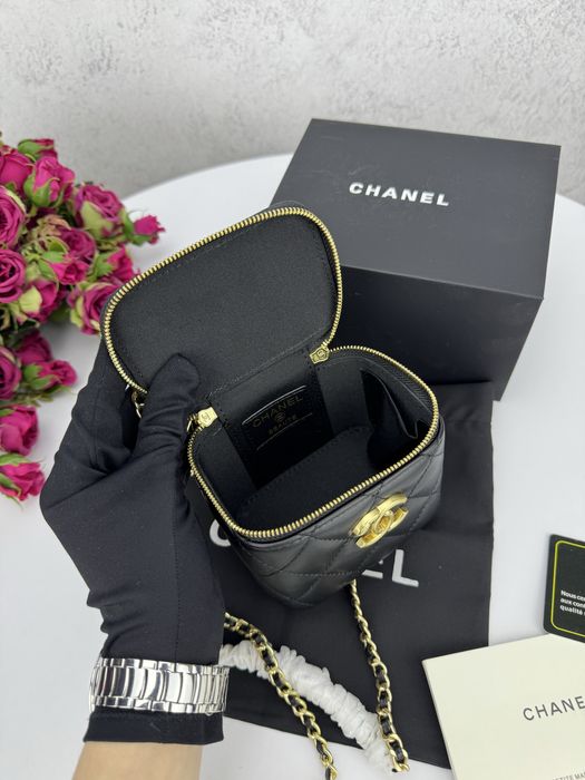 Сумка Chanel Mini чорна, біла