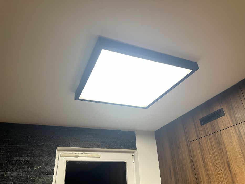 Lampa Plafon LED Lena Lighting SQ 600 czarny